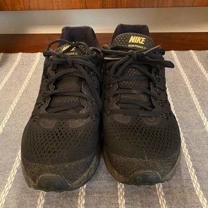 Nike Black & Gold Pegasus Sneakers